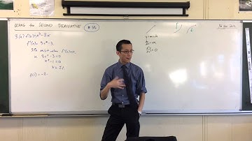 Using the Second Derivative (1 of 5: Finding the Point of Inflexion)