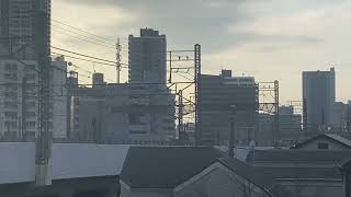 常磐線江戸川橋梁を渡る貨物列車22