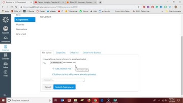 Canvas Student: Submit an Assignment (Windows 10)