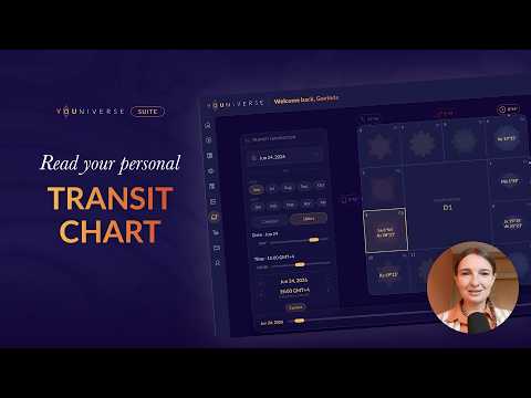 Personal Transit Chart - Youniverse Suite | Astrology Web-App and Learning Platform
