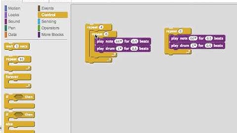 Nested Repeats: Programming in Scratch 2.0