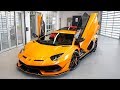 Delivery of a 2020 Lamborghini Aventador SVJ in Arancio Fux!!!