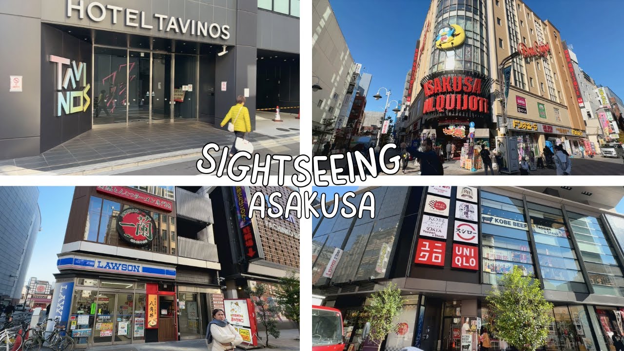 Jalan jalan & Melihat lihat Sekeliling Hotel Tavinos Asakusa - Tokyo Jepang