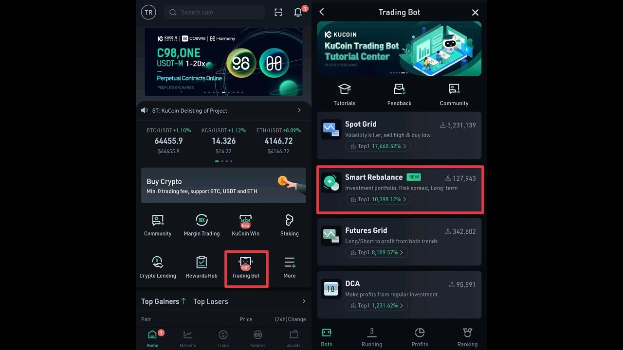 Portfolio rebalancing bot (make profit while holding ) - YouTube