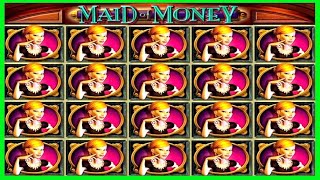 ★★JACKPOT HANDPAY★★$400 BETS★★MAID OF MONEY HIGH LIMIT SLOT MACHINE BUENO DINERO MUSEUM SLOTS IGT