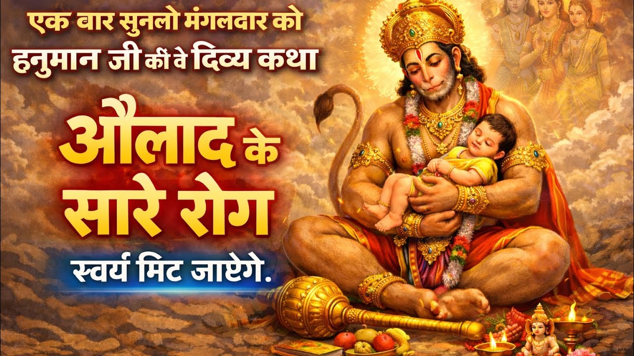 Ek bar Sun Lo mangalwar ko Hanuman ji ki yah Divya Katha। औलाद के सारे रोग स्वामी मिट जाएंगे। 