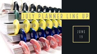 July Planner Line Up | The Happy Planner