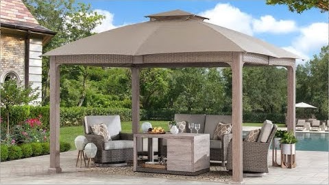 [How-To Install] DIY Sunjoy 11x13 Soft Top Gazebo with Sunbrella® Shade Fabric Canopy Roof