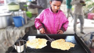 EGG OMELETTE MAKING . Best, Fast and Easy Omelete Recipe | Indian Street Food  || #FoodTour