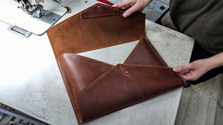 How to Make a Stylish Leather Laptop Case? Easy! Make A Leather Laptop Case Diy Tutorial