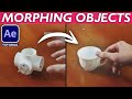 How to transform objects morphing  after effects vfx tutorial