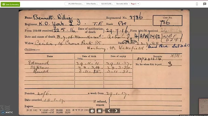 Help with the WFA's Library edition of Fold3