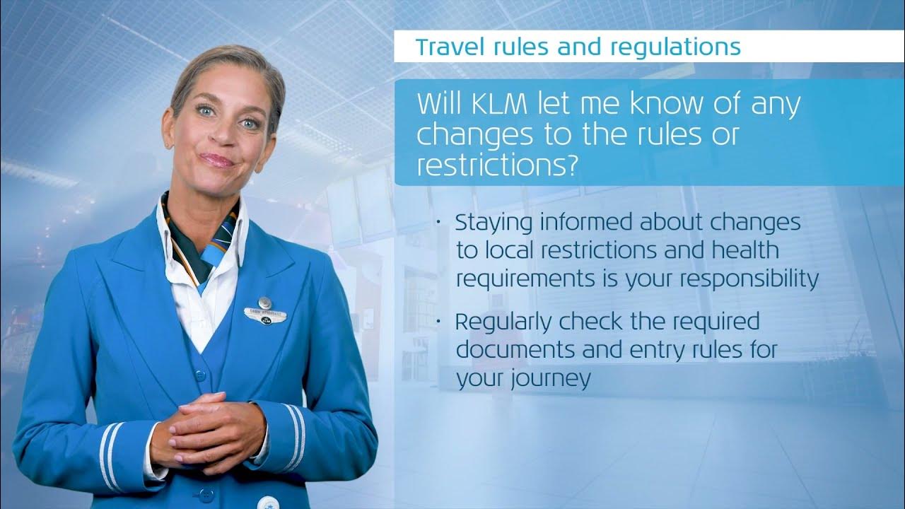 klm travel rules