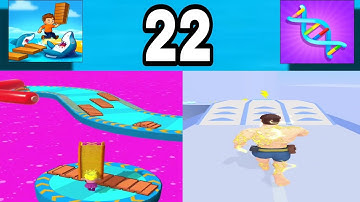 Shortcut Run VS DNA Evolution 3D : GameplayWalkthrough All Levels ( part 22 )