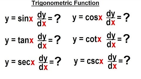 Calculus 1 CH 3 Derivatives (9 of 24) Trigonometric Function (Mistake Fixed!)