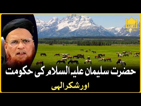 Hazrat Sulaiman PBUH ki Hakumat or shukar e ilaahi || By Mufti Taqi Usmani Shb.