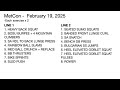 MetCon   February 19, 2025