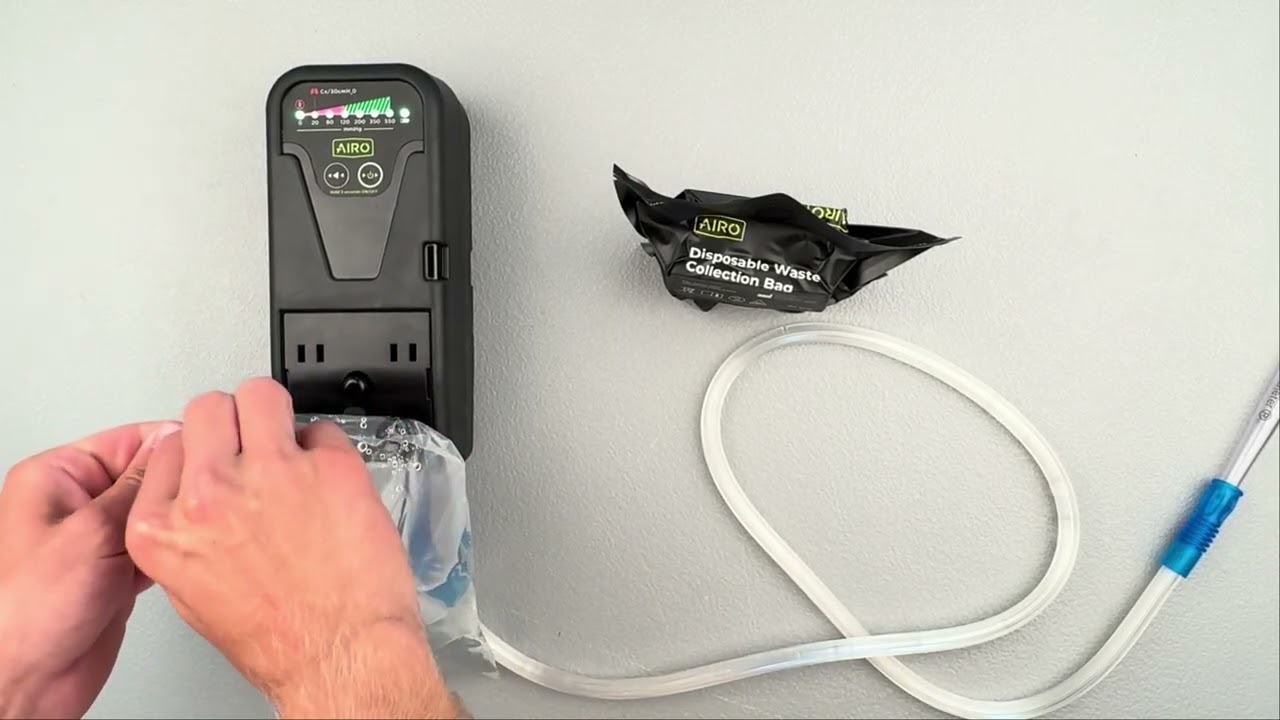 Changing the Disposable Waste Collection Bag During Use