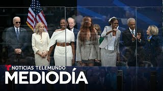 Expresidentes estrenan con Obama su centro en Chicago (Trump no fue invitado) | Noticias Telemundo