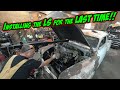 Final install of the LS in our 1954 Chevy and working on the brakes.