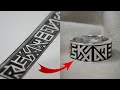 Custom name ring - handmade jewelry