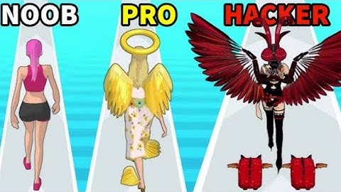 NOOB vs PRO vs HACKER in DestinyRun All Levels Gameplay iOS, Android Walkthrough Update Relax MAX #1