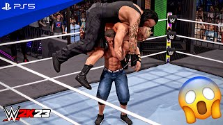 WWE 2K23 - John Cena v Brock Lesnar v Undertaker v Roman Reigns v HBK v CM Punk Elimination Chamber