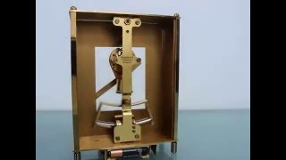 sold! KUNDO KIENINGER Vintage TOP Mantel Clock Electric German GILDED! Shelf