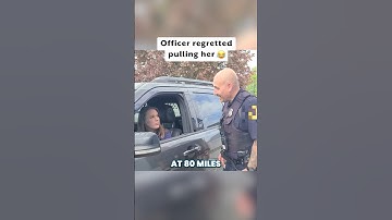 Police officer quit after this 😂 #shorts