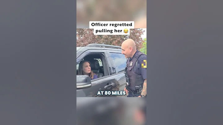 Police officer quit after this 😂 #shorts