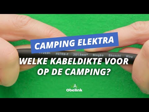 Welke kabeldikte voor op de camping? | Keuzehulp | Obelink