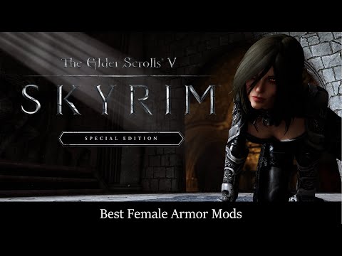 Video Skyrim SE Female Armor Mods - youtube