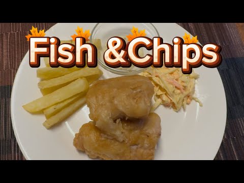 HOMEMADE FISH & CHIPS | CRISPY & DELICIOUS