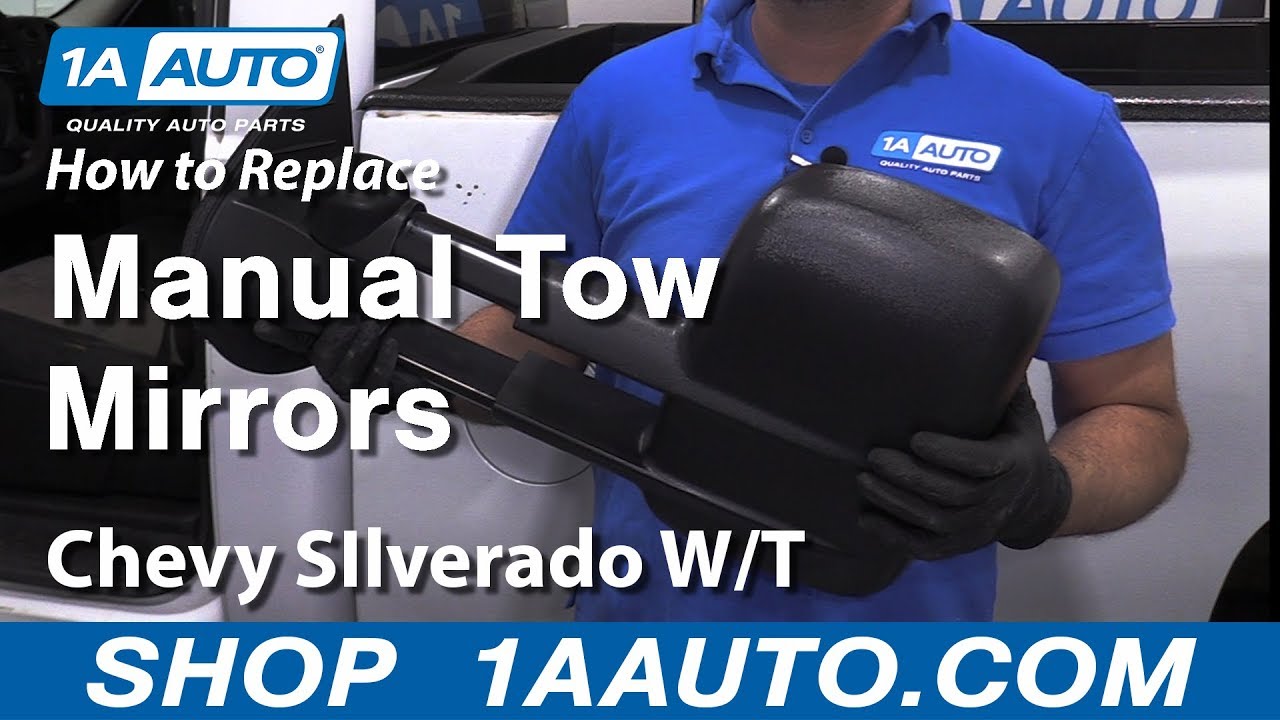 How to Install Tow Mirrors 07-13 Chevy Silverado - YouTube