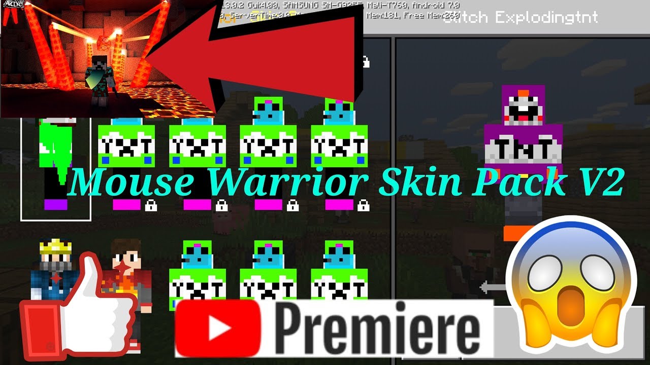 Mouse Warrior Skin Pack V2 [Update]