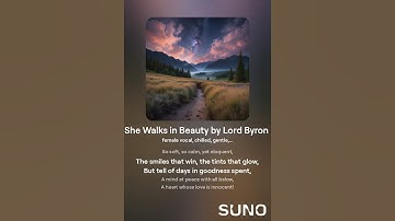 Thumbnail of She walks in beauty - Byron