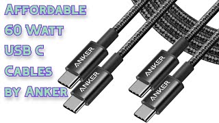 Awesome Affordable 60W USB-C Cables from Anker