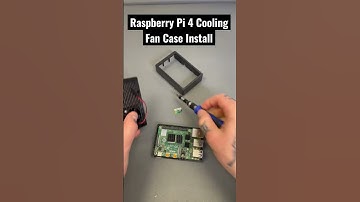 Raspberry Pi 4 PC Cooling Fan Case Install For Emulation Gaming