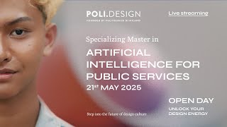 Specializing Master in Artificial Intelligence for Public Services | POLI.design Open Day 2025
