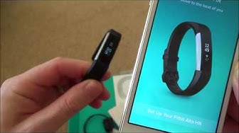 Setting up the Fitbit Alta HR Activity Tracker on Apple iOS