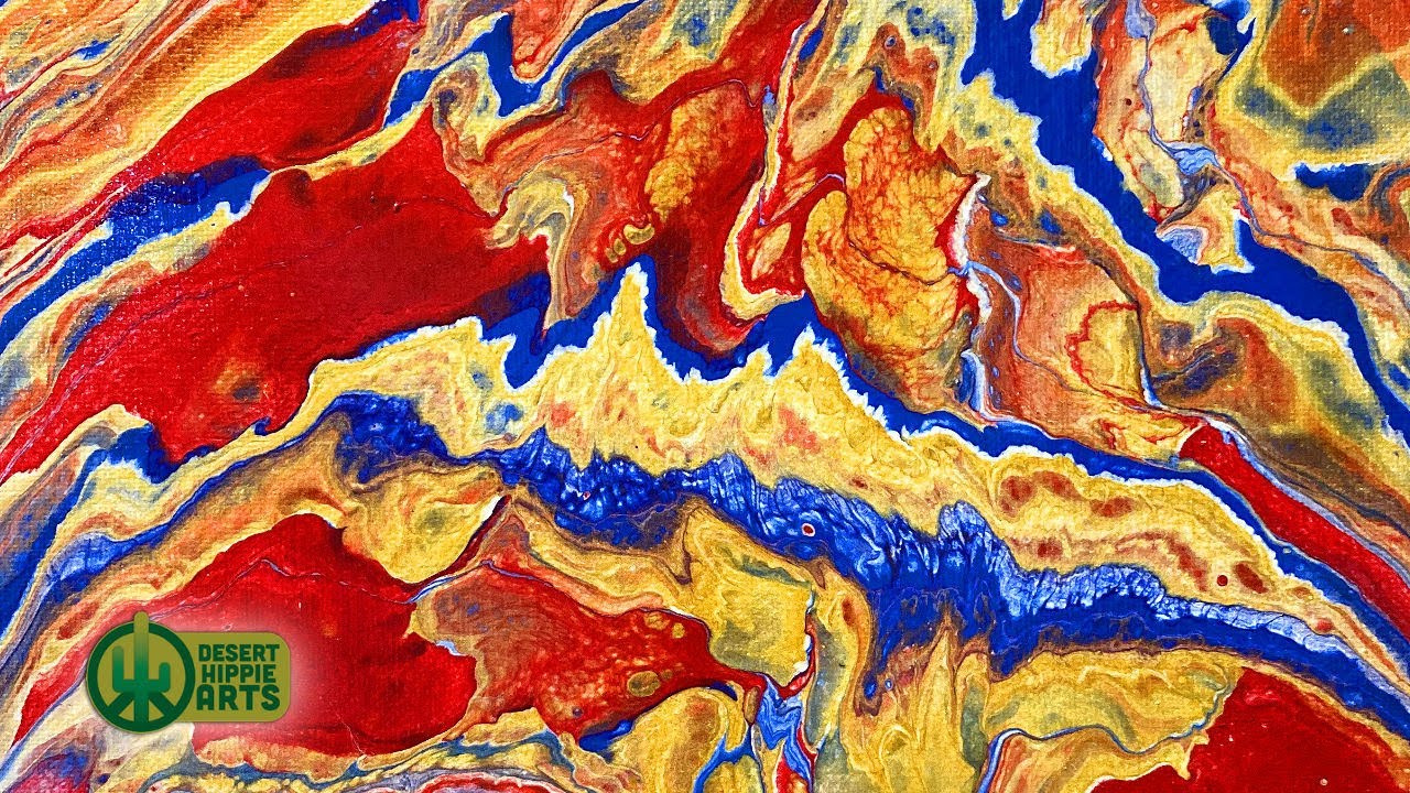 Acrylic Paint Pouring: A Dirty Pour Technique - YouTube
