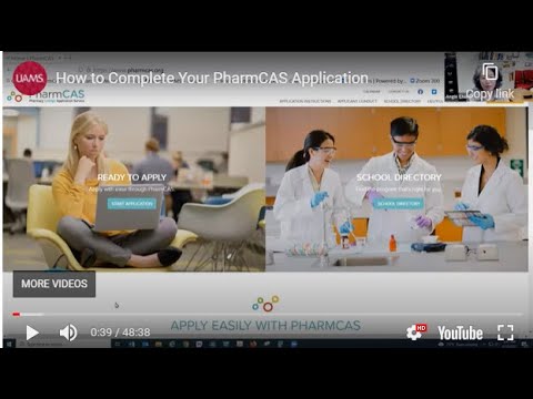 How to Complete Your PharmCAS Application