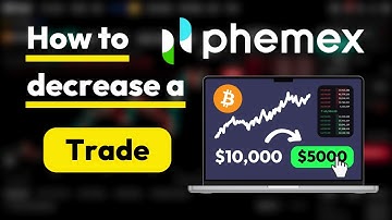 How do decrease a Position on Phemex ✅ Reduce Trade Size Phemex Tutorial