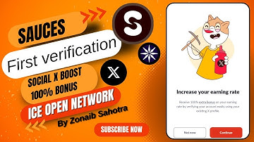 Sauces world (ION) 1st Verification ✅ Using X For Social Boost|| Sauces ki verification kesy karen