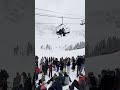 Lift Line Throws Snowballs At Skiers For Not Filling Chair Lift