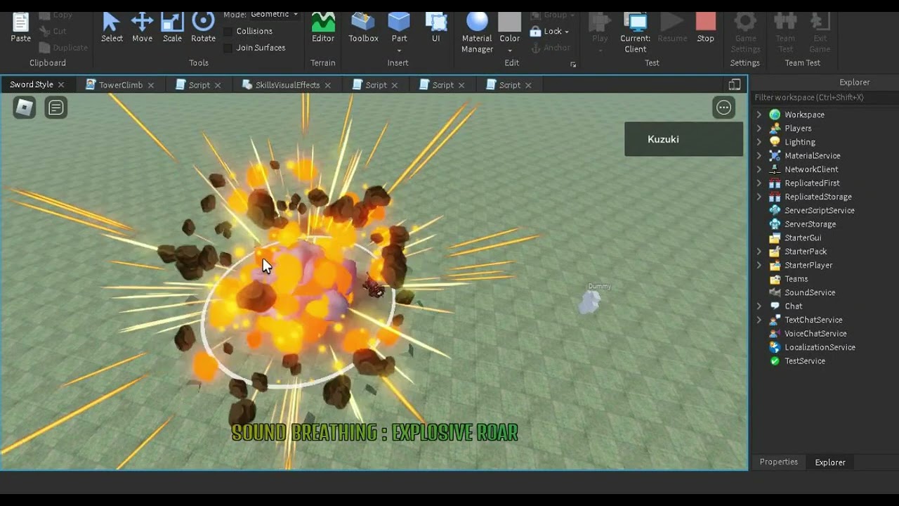 Roblox Studio [Explosive Roar] - YouTube