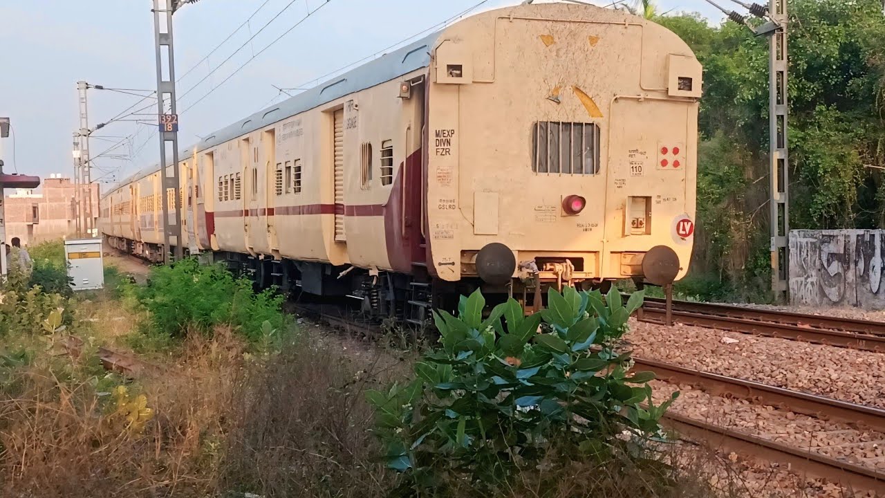 ICF Train At Full Speed | ICF Trains Of Indian Railways | High Speed ...