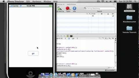 Switch Views with Animation Curl iPhone SDK