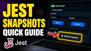 How to activate Jest snapshots for stable UI rendering tests - Quick Tutorial