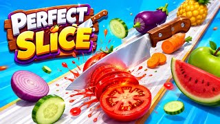 Perfect Slice 🍰🍅🍉🍫 Live Gameplay | Super Satisfying Cutting | part-86 screenshot 4
